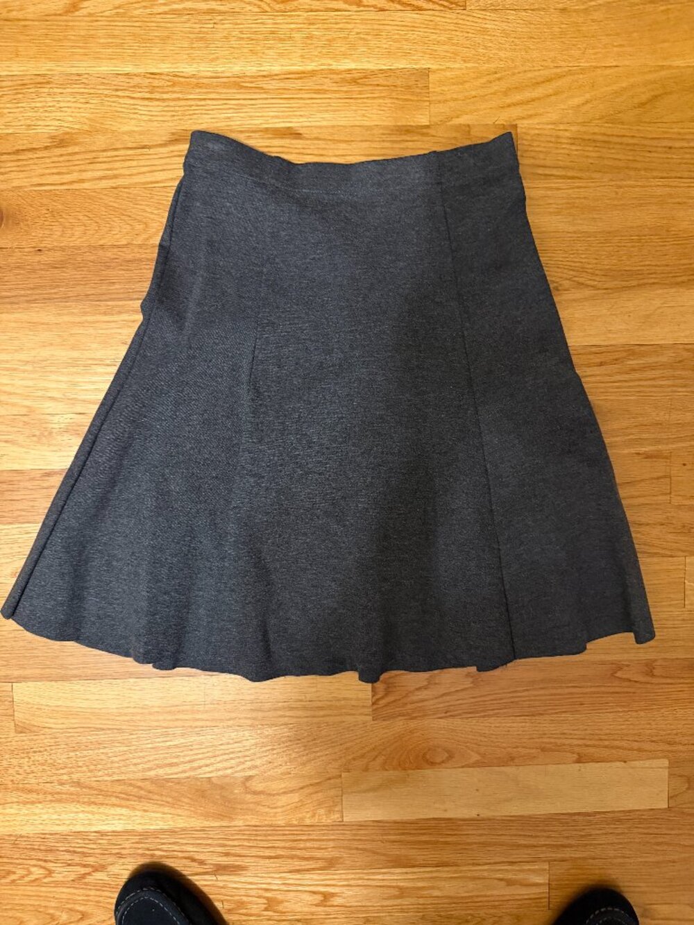3 Dots Fit & Flare Grey Skirt